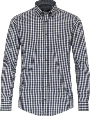 Produktbild von Casa Moda - Casual Fit - Herren Freizeit Hemd Langarm (444196000), Größe:XL, Farbe:Blau (100)