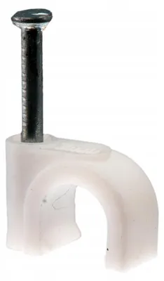 Immagine prodotto di Portacavo rotondo fi 7mm bianco 25 pezzi PAWBOL