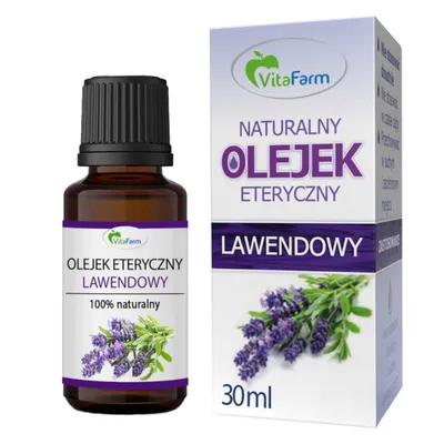 Zdjęcie produktu dla Olejek eteryczny lawendowy 30ml - VITAFARM VITAFARM