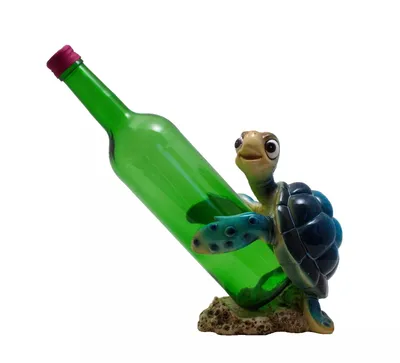 Produktbild von Deko Schildkröte Weinflaschenhalter Flaschen Halter Ständer Skulptur Figur