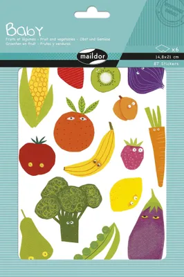 Immagine prodotto di Adesivi per frutta e verdura Maildor Baby