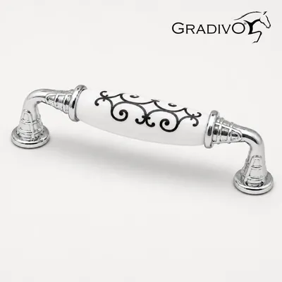 Produktbild von Möbelgriff Küchengriffe Schrankgriff Bügelgriff Schubladengriffe 935 Chrom 160 mm Muster 08