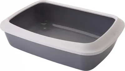 Produktbild von Savic Kosz na śmieci Iriz z rantem zimny szary / biały - 42X31X12,5 CM (409978)