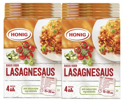 Produktbild von Honig Mix für Lasagnesauce 12 x 125 g – Fertigmischung für Lasagne