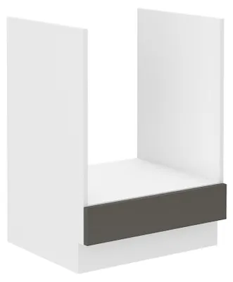 Produktbild von Herd Unterschrank 60 Lara Grau Hochglanz Küchenzeile Küchenblock Küche