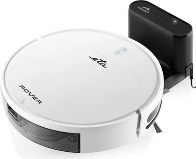 Zdjęcie produktu dla Eta Rover, Bez worka, Biały, Okrągły, Ładowanie, 60 dB, 0,2 l