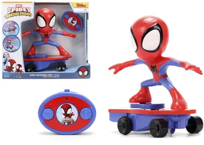 Produktbild von Jada ferngesteuertes Fahrzeug Auto RC Spidey Skateboard Stunt 9337602314R00