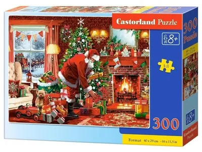 Immagine prodotto di Puzzle 300 pezzi Consegna speciale di Babbo Natale Castorland 30538