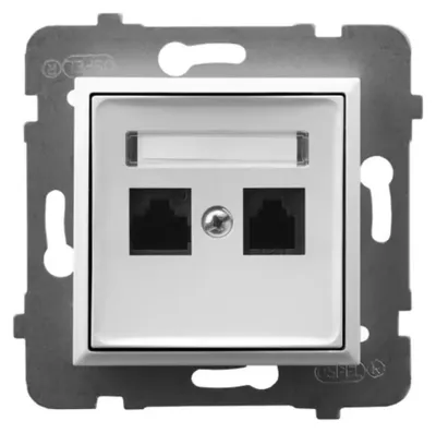 Produktbild von Ospel GPK-1U/K/m/00, Weiß, IP20, 71 mm, 33 mm, 71 mm, 58 g
