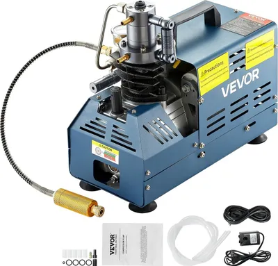 Zdjęcie produktu dla Sprężarka wysokociśnieniowa, 4500 PSI/30 MPa/300 bar Sprężarka powietrza wysokociśnieniowa, 1800 W, 220 V, automatyczne wyłączanie Sprężarka do karabinów pneumatycznych Odpowiednia do karabinów paintballowych, karabinów PCP, pistoletów pneumatycznych, butli do nurkowania