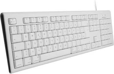 Produktbild von Macally QKEY-DE, erweiterte Mac-Tastatur, USB-A 105-Tasten mit Ziffernblock, deutsches QWERTZ-Layout