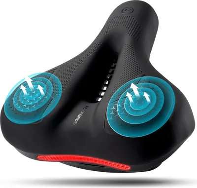 Produktbild von ROCKBROS Extra Bequemer Fahrradsattel mit Memory-Schaum, geeignet für MTB, Cityrad und E-Bike, Komfortabel für Damen & Herren