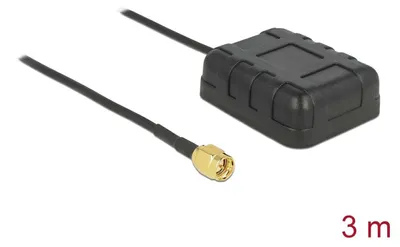 Produktbild von DeLOCK GNSS Beidou+GPS Antenne NL-290BG SMA Stecker 3 m, 60554