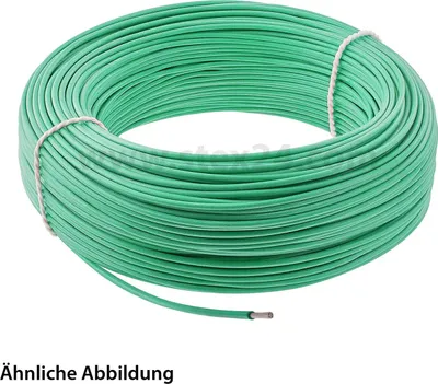 Produktbild von 0048006/100 LAPP SiF 1X0,5mm² GN (grün) Einzelader Silikon grün AD 2,1mm VPE 100,0 Meter Nennspannung Uo/U 300V/500V -