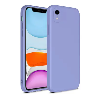 Produktbild von Smartphonica iPhone Xr Silikonhülle mit weicher Innenseite - Lila