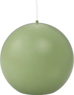 Produktbild von Kugelkerzen Pastell Grün Ø 60 mm, 16 Stück
