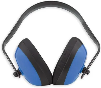 Productafbeelding van Kinder gehoorbescherming - Oorkappen - Storende geluiden dempen - Traploos verstelbaar - 11 x 8 cm - Blauw