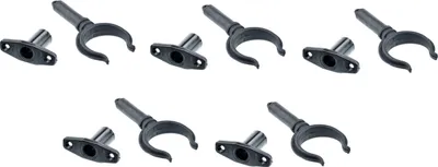 Produktbild von 5er Set Ruderbuchse + Rudergabel Ø 51mm, aus Kunststoff