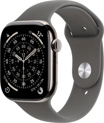 Produktbild von Apple Watch 11 42mm GPS+5G Titan Sport S/M natur/steingrau