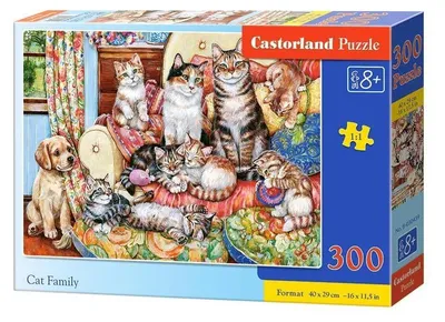 Obrázok produktu pre Puzzle 300 dielov Cat Family Castorland 30439