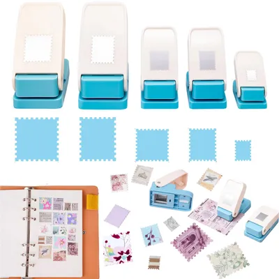 5er-Set Stempelstanzer, verschiedene Größen, für Papier, Basteln