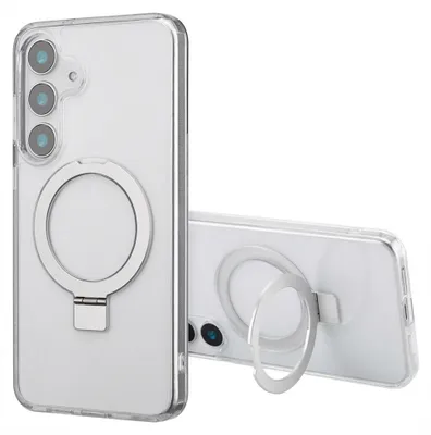 Obrázok produktu pre Accezz Zadný kryt stojana s MagSafe pre Samsung Galaxy S25 Plus - transparentný