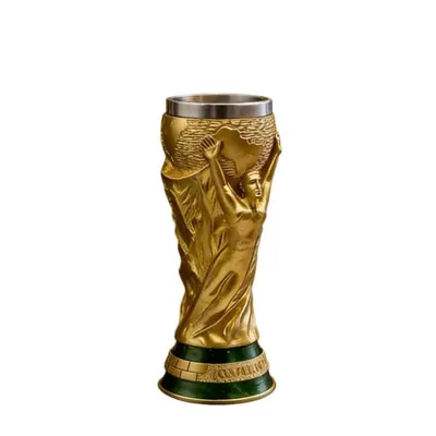 Produktbild von Fußball Trophäen Tasse 300ml – WM 2026 Edelstahl Becher – Kaffeebecher