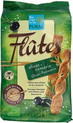 Produktbild von Flûtes - Olive Rosmarin 125g