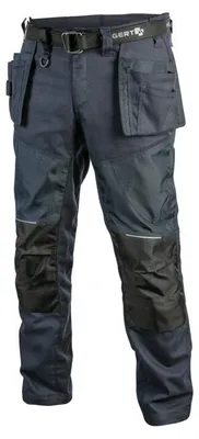 Produktbild von Arbeitshose Herren marineblau/blau Gr. S Högert Technik, viele Taschen – NEKAR Bundhose Berufsbekleidung