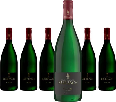Produktbild von 6 x Staatsweinkellerei Eberbach Riesling trocken Liter