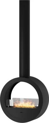 Produktbild von Incyrcle Slim 2Side Bioethanol-Kamin für abgehängte Decken - Runder Design-Biokamin mit doppelter offener Fassade, 70 cm