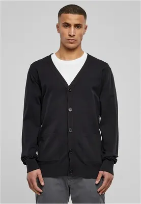 Image de Urban Classics Cardigan fin noir - S