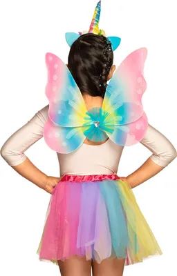 Image de Set ailes de licorne, tutu et serre-tête