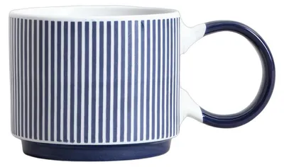 Produktbild von Homla MULIGO Blue Stripes Becher, 250 ml
