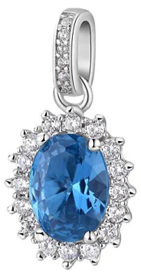 Zdjęcie produktu dla Elegancki srebrny wisiorek Fancy Freedom Blue FFB11