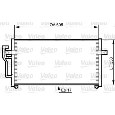 Produktbild von VALEO 817789 Kondensator Klimaanlage Klimakondensator für MITSUBISHI Space Star (DGA)