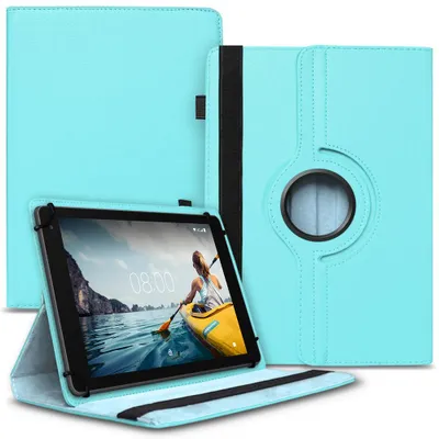 Produktbild von Schutzhülle 360 Grad Drehbar für VALE Tablet V10E / V10A Hülle Tasche CaseFarbe Uni 360 Taschen:Türkis