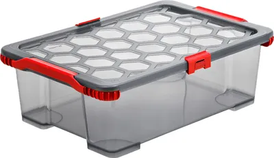 Immagine prodotto di Scatola 30 l EVO PROTEZIONE TOTALE, colore: antracite e rosso