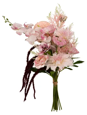 Produktbild von Kunstblumenstrauß "wild" rosa h60cm - Atmosphera créateur d'intérieur