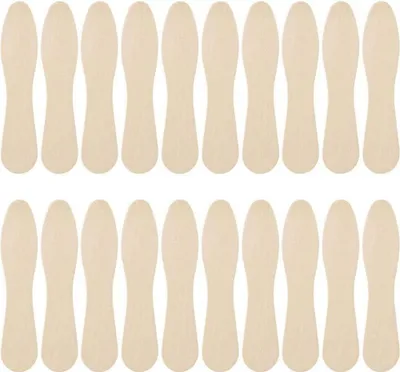 Produktbild von 100 Stück Mini Eislöffel aus Holz | Einweg Umweltfreundlich & Biologisch Abbaubar | Ideal für Party & Hochzeiten