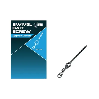 Produktbild von NASH Swivel Bait Screw / Wirbel mit Köderschraube