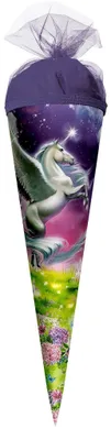Obrázek produktu pro Roth Motiv-Schultüte Magic Pegasus, 50 cm, kulatý, tylový uzávěr