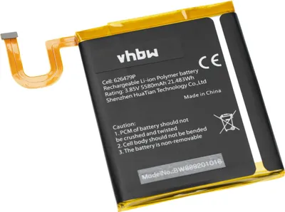 Produktbild von vhbw Akku kompatibel mit Blackview BV9600 Pro, BV9600 Handy Smartphone Telefon (5580 mAh, 3,85 V, Li-Ion)