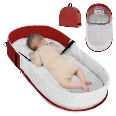 Image de Lit de voyage pliable pour enfants, léger