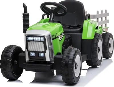 Obrázok produktu pre Elektrický traktor Baby Mix Erick s diaľkovým ovládaním zelený