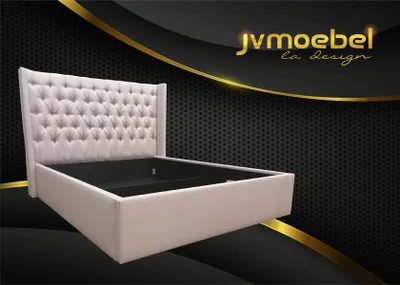Zdjęcie produktu dla Łóżko Chesterfield w stylu barokowym podwójne drewniane łóżka hotelowe sypialnia 160x200cm