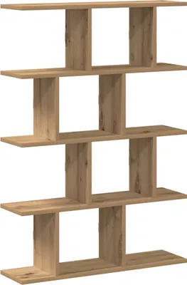 Obrázek produktu pro vidaXL Cube shelf 12 přihrádek Artisan dubový materiál na bázi dřeva