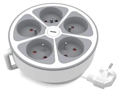 Obrázek produktu pro PLASTROL PS-530LS/2 Prodlužovací kabel 5 zásuvek s vypínačem