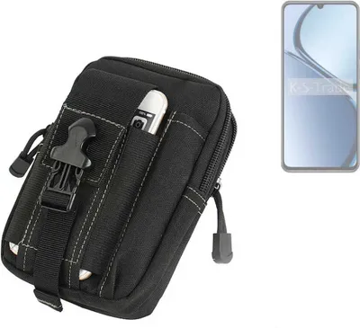 Produktbild von K-S-Trade Gürtel Tasche kompatibel mit Realme C65s Gürteltasche Holster Schutz Hülle Handy Hülle Smartphone outdoor Handy-Hülle schwarz