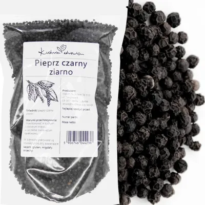 Produktbild von Schwarzer Pfeffer ganz 1 kg - Aromatische Körner zum Würzen